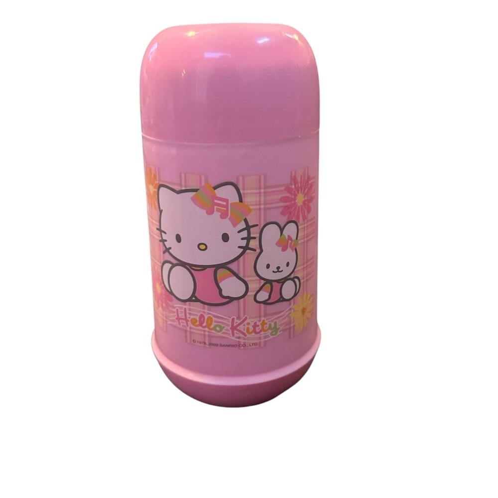 Hello Kitty Pink Floral Thermos Vintage 2K